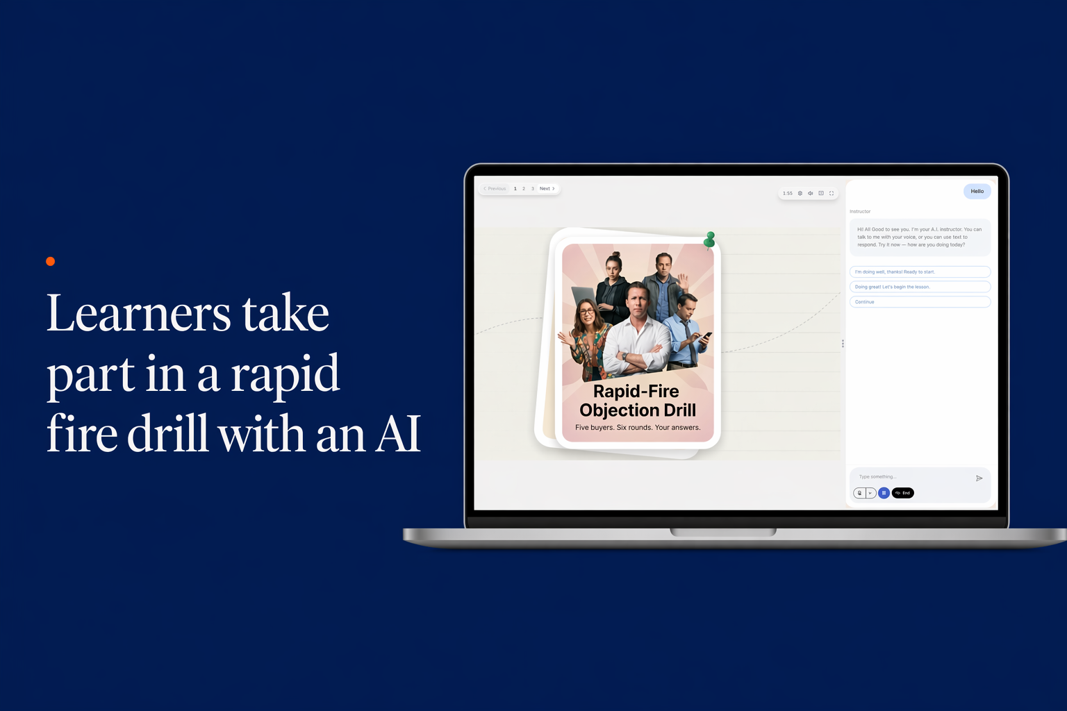 AI Rapid Fire — Sales Objection Drills with an AI Coach